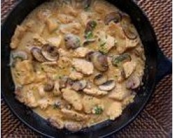 Chickenstroganov с шампиньонами (1 литр)